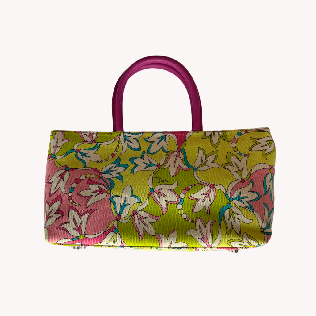 emilio pucci カゴBAG Emilio Pucci Pouch Zenzi Bag Clutch Geometric Blue Waves