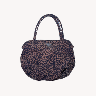 Bottega Veneta: Vintage Nylon Mini Leopard Bag