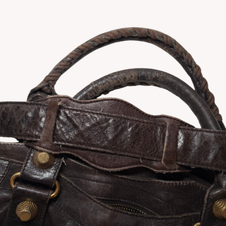 Balenciaga: Vintage Brown Motor City Bag