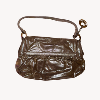 Fendi: Vintage Metallic Gold Shoulder Bag