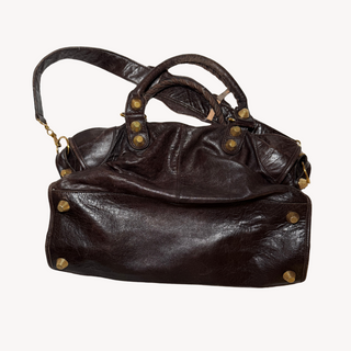Balenciaga: Vintage Brown Motor City Bag