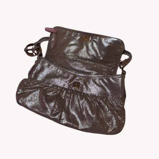 Fendi: Vintage Metallic Gold Shoulder Bag