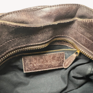 Balenciaga: Vintage Brown Motor City Bag