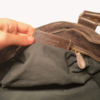 Balenciaga: Vintage Brown Motor City Bag