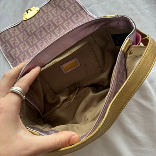Fendi: Vintage Purple Borsa Zucchino Compilation Bag