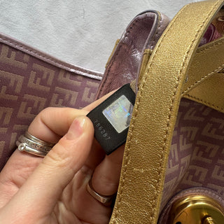 Fendi: Vintage Purple Borsa Zucchino Compilation Bag